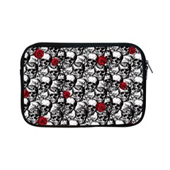 Skulls And Roses Pattern  Apple Ipad Mini Zipper Cases by Valentinaart