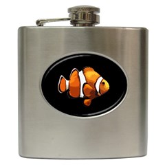 Clown Fish Hip Flask (6 Oz) by Valentinaart