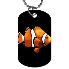 Clown Fish Dog Tag (two Sides) by Valentinaart