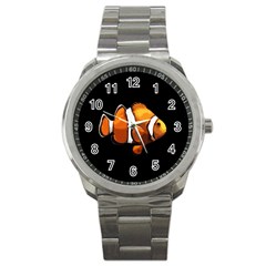 Clown Fish Sport Metal Watch by Valentinaart