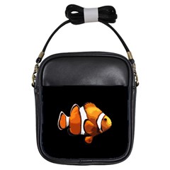 Clown Fish Girls Sling Bags by Valentinaart