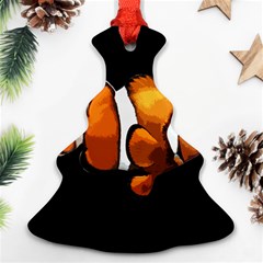 Clown Fish Christmas Tree Ornament (two Sides) by Valentinaart