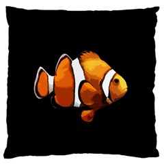 Clown Fish Standard Flano Cushion Case (two Sides) by Valentinaart