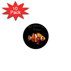 Clown Fish 1  Mini Buttons (10 Pack)  by Valentinaart