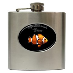 Clown Fish Hip Flask (6 Oz) by Valentinaart