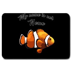 Clown Fish Large Doormat  by Valentinaart