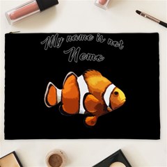 Clown Fish Cosmetic Bag (xxl)  by Valentinaart