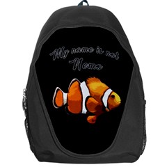 Clown Fish Backpack Bag by Valentinaart