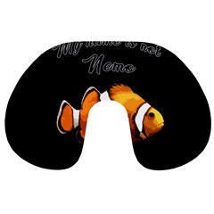 Clown Fish Travel Neck Pillows by Valentinaart