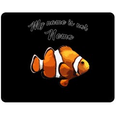 Clown Fish Double Sided Fleece Blanket (medium)  by Valentinaart