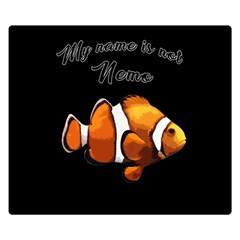 Clown Fish Double Sided Flano Blanket (small)  by Valentinaart