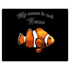 Clown Fish Double Sided Flano Blanket (medium)  by Valentinaart