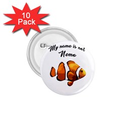 Clown Fish 1 75  Buttons (10 Pack) by Valentinaart