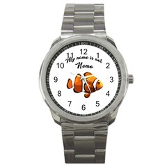 Clown Fish Sport Metal Watch by Valentinaart