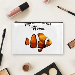 Clown Fish Cosmetic Bag (medium)  by Valentinaart