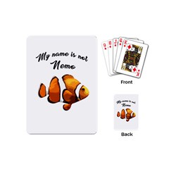 Clown Fish Playing Cards (mini)  by Valentinaart