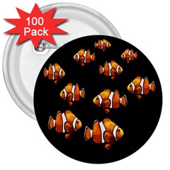 Clown Fish 3  Buttons (100 Pack)  by Valentinaart