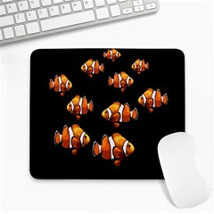 Clown Fish Large Mousepads by Valentinaart