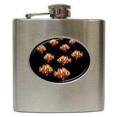 Clown Fish Hip Flask (6 Oz) by Valentinaart