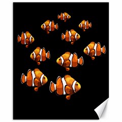 Clown Fish Canvas 16  X 20   by Valentinaart