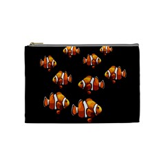 Clown Fish Cosmetic Bag (medium)  by Valentinaart