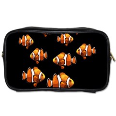 Clown Fish Toiletries Bags 2-side by Valentinaart