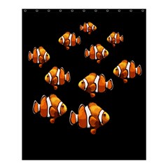 Clown Fish Shower Curtain 60  X 72  (medium)  by Valentinaart