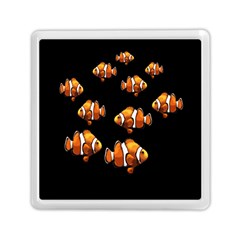 Clown Fish Memory Card Reader (square)  by Valentinaart