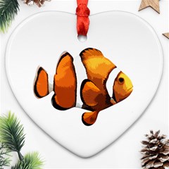 Clown Fish Ornament (heart) by Valentinaart