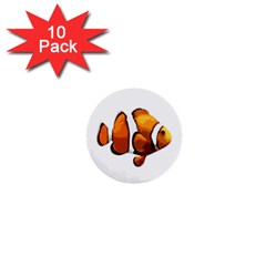 Clown Fish 1  Mini Buttons (10 Pack)  by Valentinaart