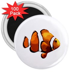 Clown Fish 3  Magnets (100 Pack) by Valentinaart