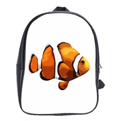 Clown Fish School Bags(large)  by Valentinaart