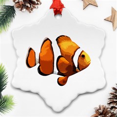 Clown Fish Ornament (snowflake) by Valentinaart