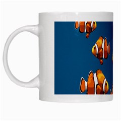 Clown Fish White Mugs by Valentinaart