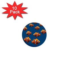 Clown Fish 1  Mini Buttons (10 Pack)  by Valentinaart