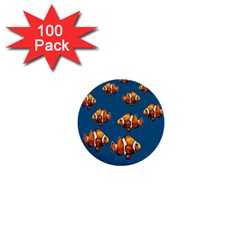 Clown Fish 1  Mini Buttons (100 Pack)  by Valentinaart