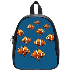 Clown Fish School Bags (small)  by Valentinaart