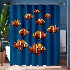 Clown Fish Shower Curtain 60  X 72  (medium)  by Valentinaart