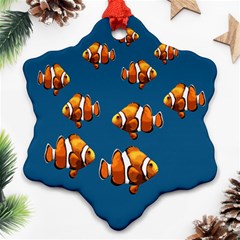 Clown Fish Ornament (snowflake) by Valentinaart