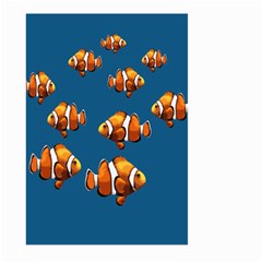 Clown Fish Large Garden Flag (two Sides) by Valentinaart