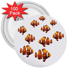 Clown Fish 3  Buttons (100 Pack)  by Valentinaart