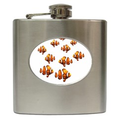 Clown Fish Hip Flask (6 Oz) by Valentinaart