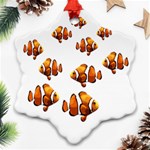 Clown fish Snowflake Ornament (Two Sides) Front