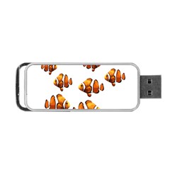 Clown Fish Portable Usb Flash (one Side) by Valentinaart