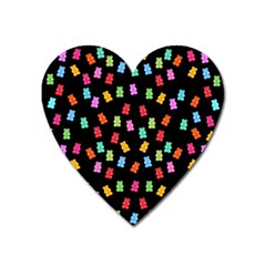 Candy Pattern Heart Magnet by Valentinaart