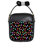 Candy pattern Girls Sling Bags Front