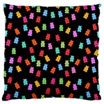 Candy pattern Large Cushion Case (Two Sides) Front