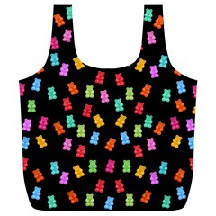 Candy Pattern Full Print Recycle Bags (l)  by Valentinaart