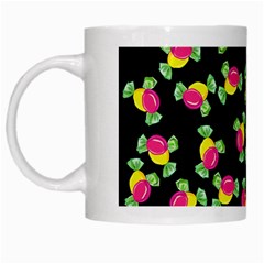 Candy Pattern White Mugs by Valentinaart