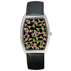 Candy Pattern Barrel Style Metal Watch by Valentinaart